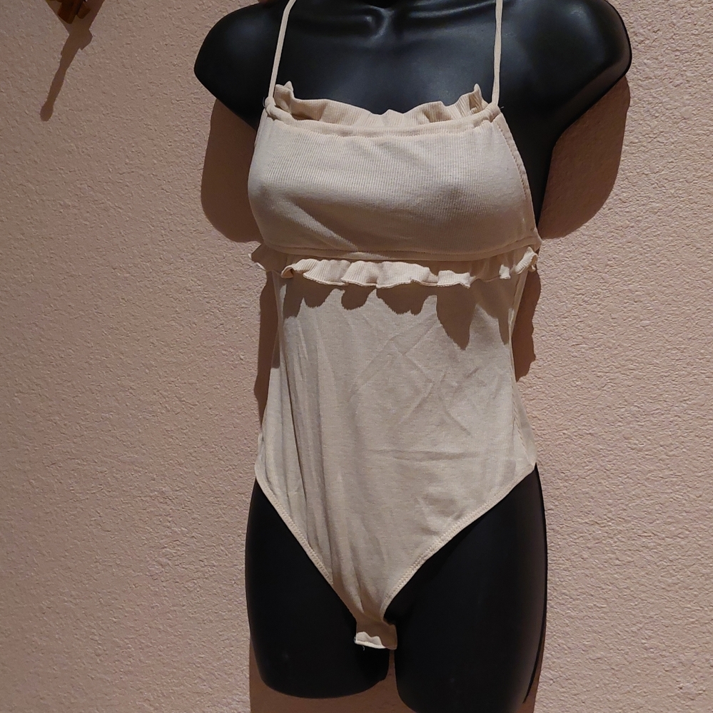 Beige bodysuit